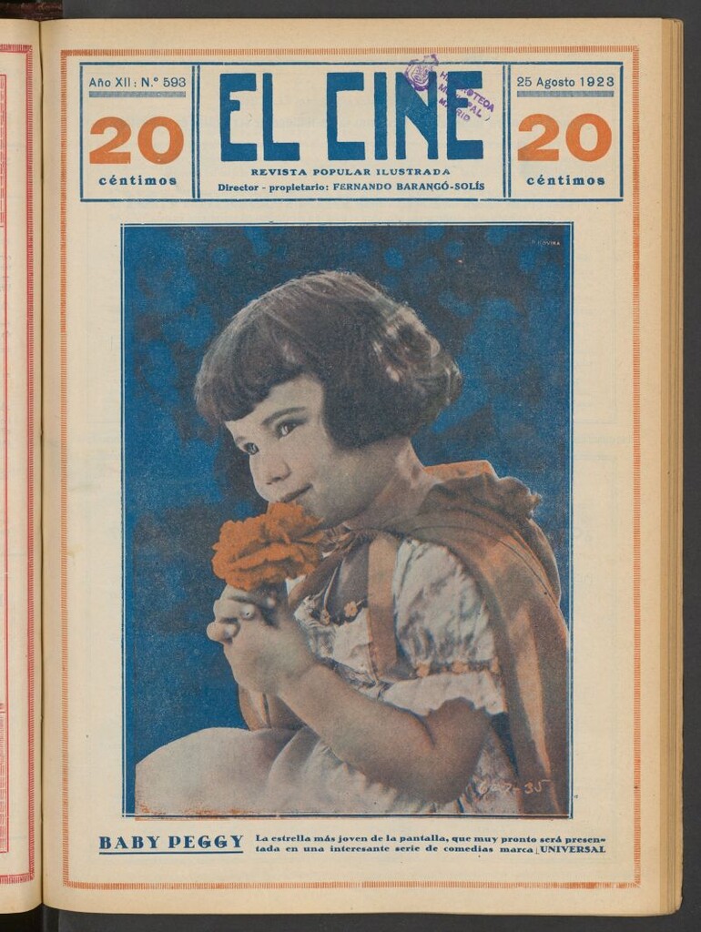 Miniatura de El Cine : revista popular ilustrada del 25 de agosto de 1923