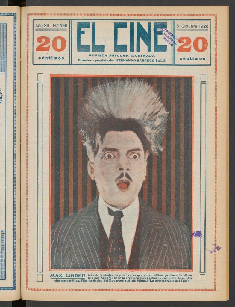Miniatura de El Cine : revista popular ilustrada del 6 de octubre de 1923