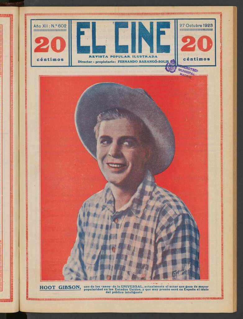 Miniatura de El Cine : revista popular ilustrada del 27 de octubre de 1923