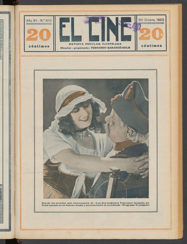 Miniatura de El Cine : revista popular ilustrada del 20 de diciembre de 1923