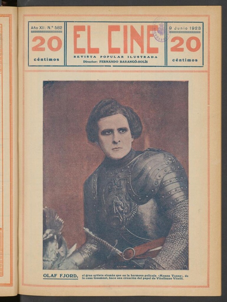 Miniatura de El Cine : revista popular ilustrada del 9 de junio de 1923