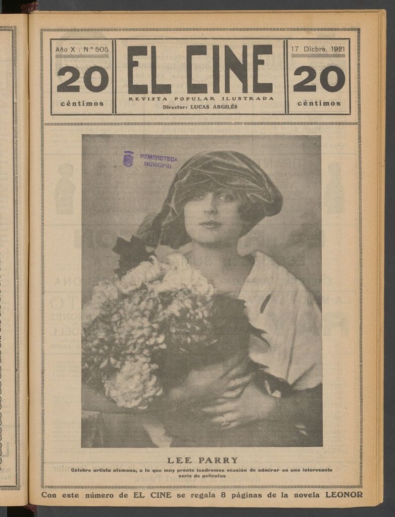 Miniatura de El Cine : revista popular ilustrada del 17 de diciembre de 1921
