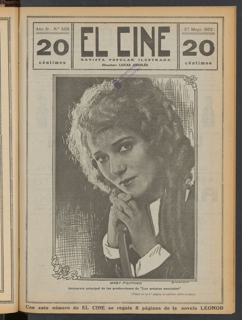 Miniatura de El Cine : revista popular ilustrada del 27 de mayo de 1922