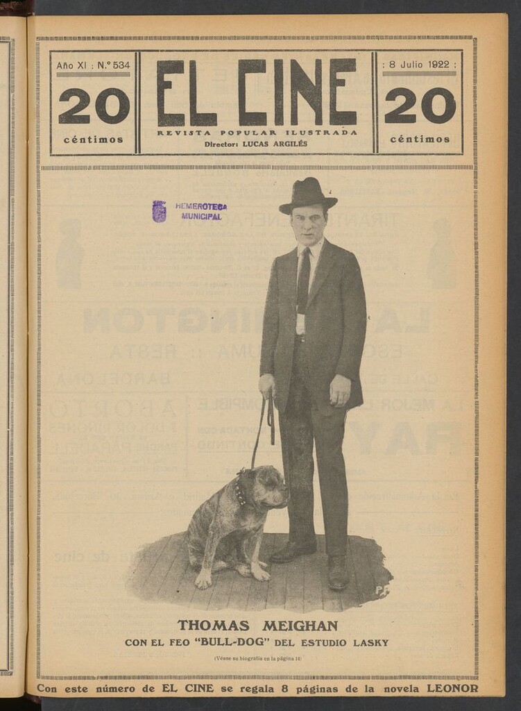 Miniatura de El Cine : revista popular ilustrada del 8 de julio de 1922