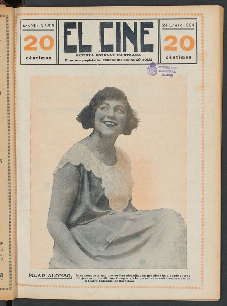 Miniatura de El Cine : revista popular ilustrada del 24 de enero de 1924