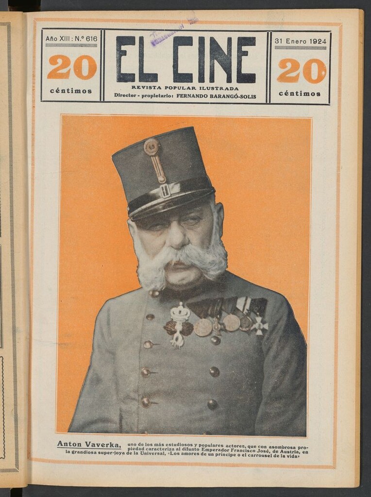 Miniatura de El Cine : revista popular ilustrada del 31 de enero de 1924
