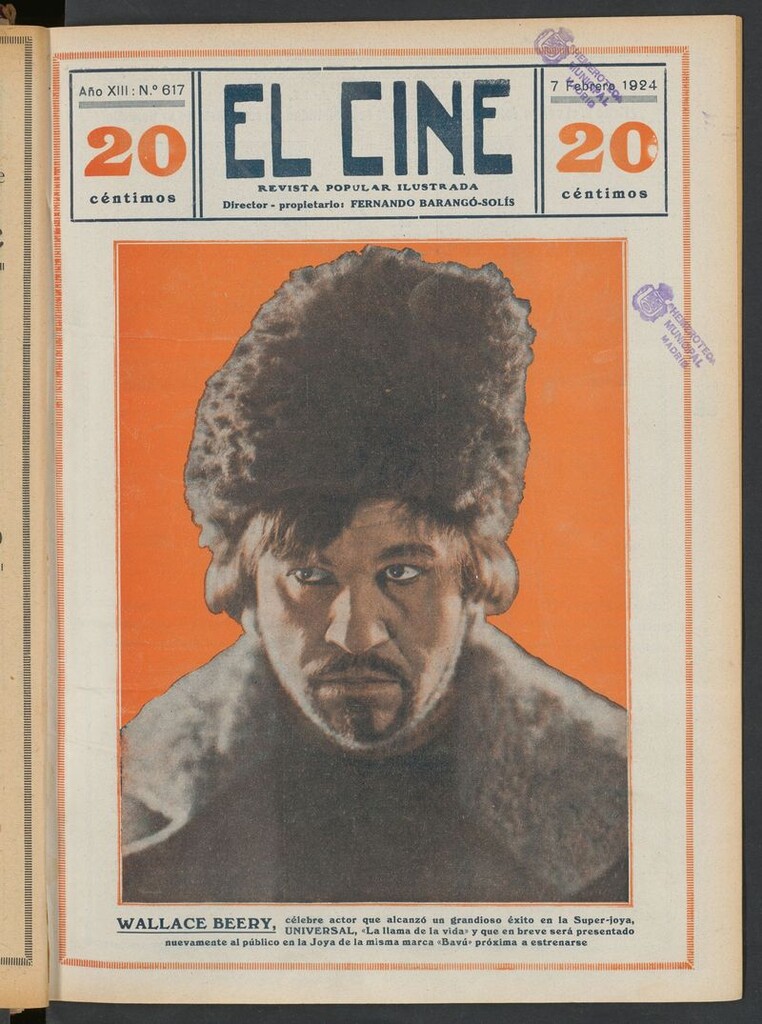 Miniatura de El Cine : revista popular ilustrada del 7 de febrero de 1924