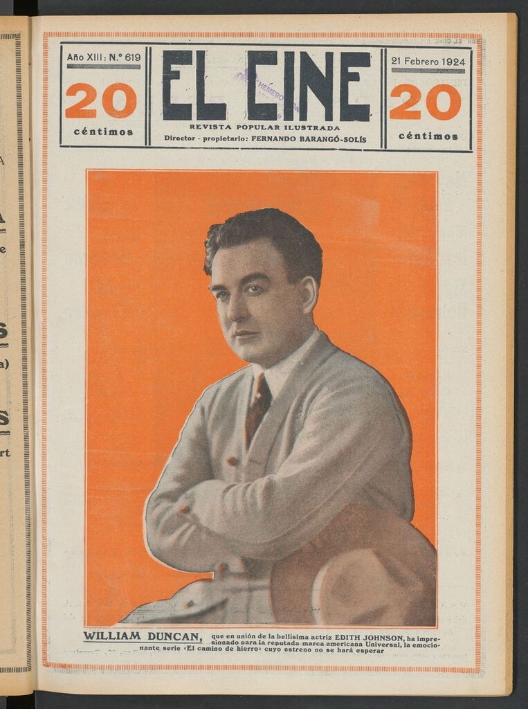 Miniatura de El Cine : revista popular ilustrada del 21 de febrero de 1924