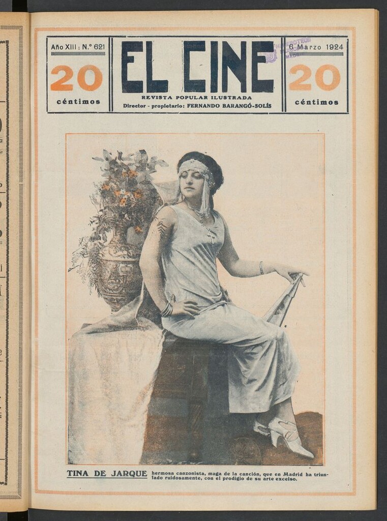 Miniatura de El Cine : revista popular ilustrada del 6 de marzo de 1924