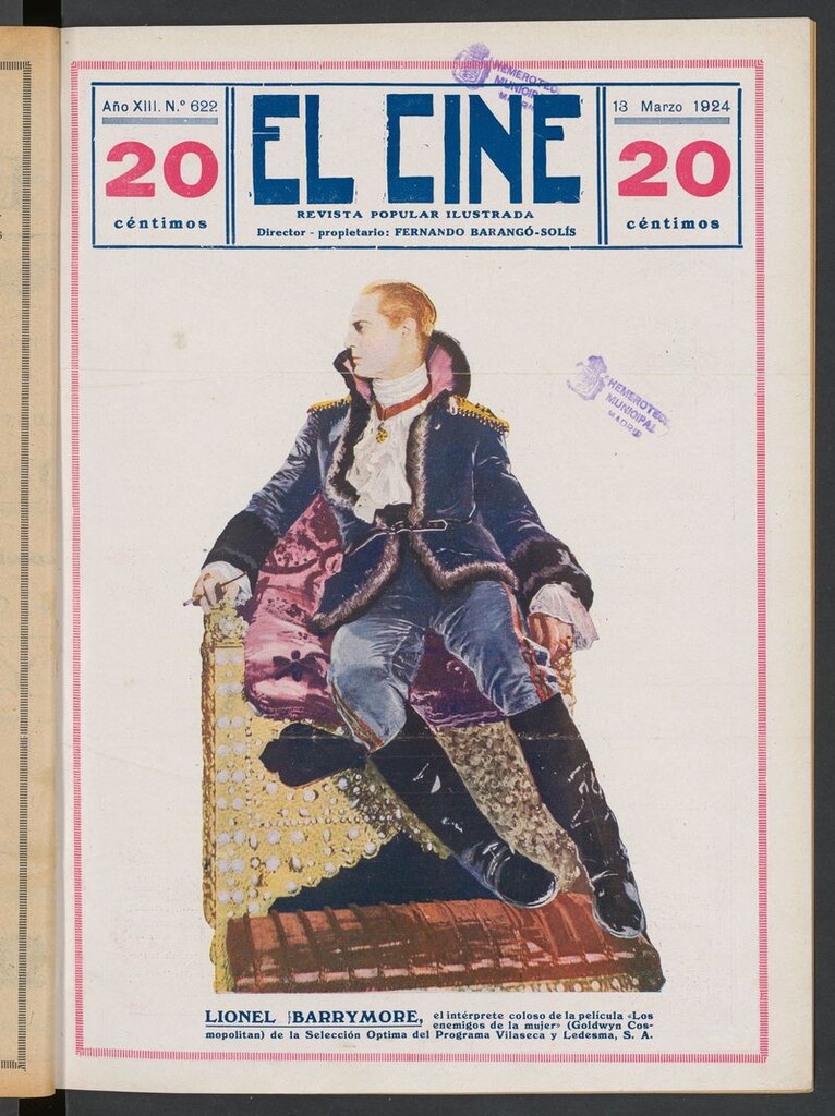 Miniatura de El Cine : revista popular ilustrada del 13 de marzo de 1924