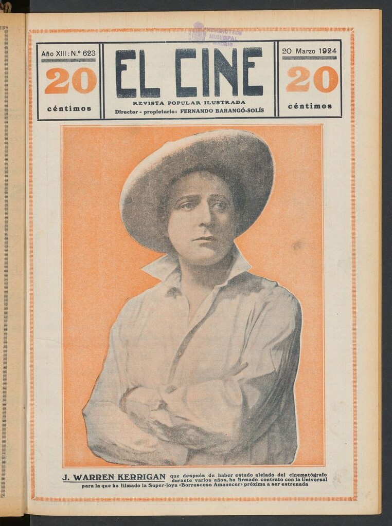 Miniatura de El Cine : revista popular ilustrada del 20 de marzo de 1924