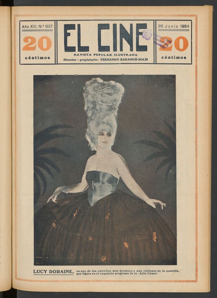 Miniatura de El Cine : revista popular ilustrada del 26 de junio de 1924