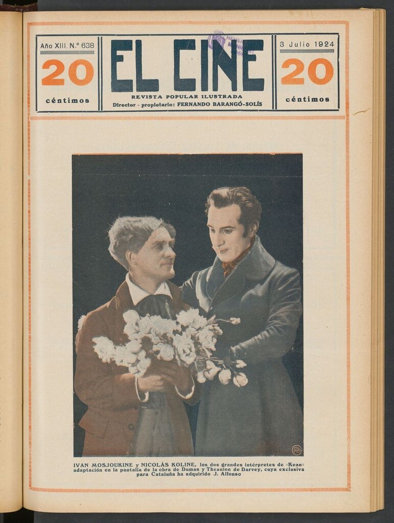 Miniatura de El Cine : revista popular ilustrada del 3 de julio de 1924