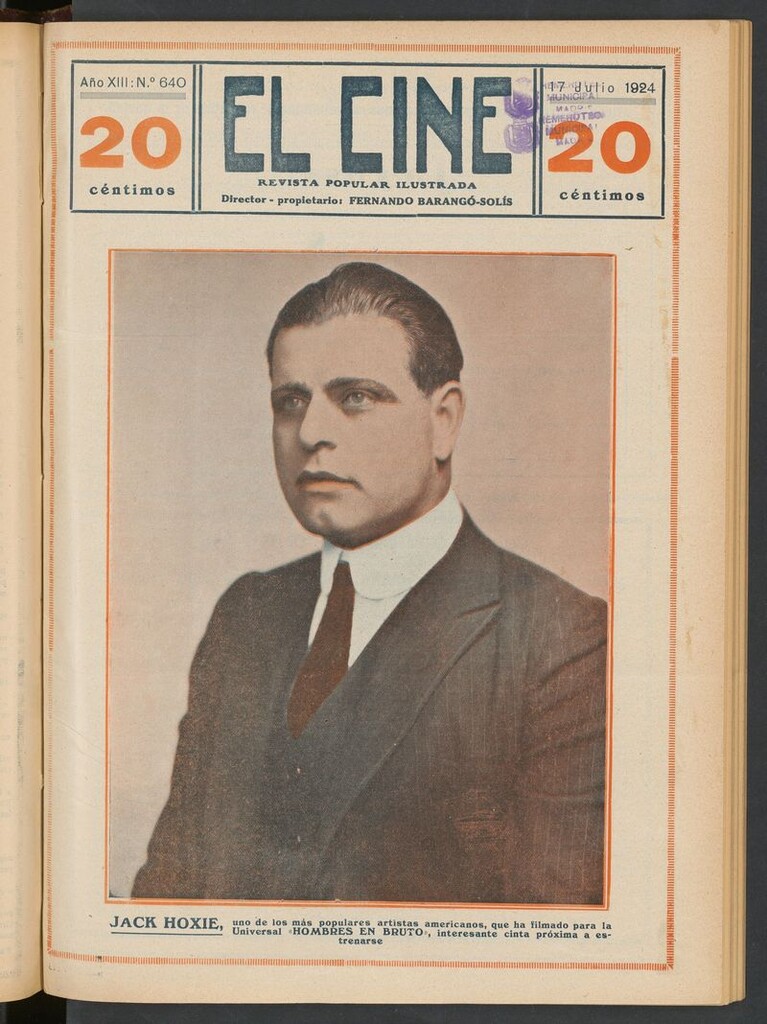 Miniatura de El Cine : revista popular ilustrada del 17 de julio de 1924