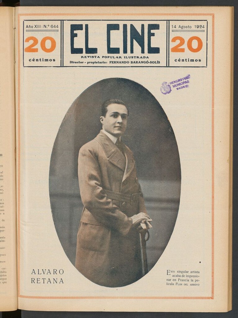Miniatura de El Cine : revista popular ilustrada del 14 de agosto de 1924