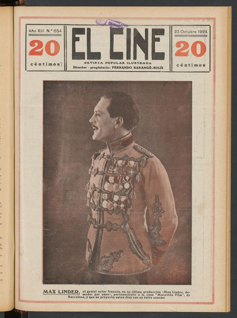 Miniatura de El Cine : revista popular ilustrada del 23 de octubre de 1924