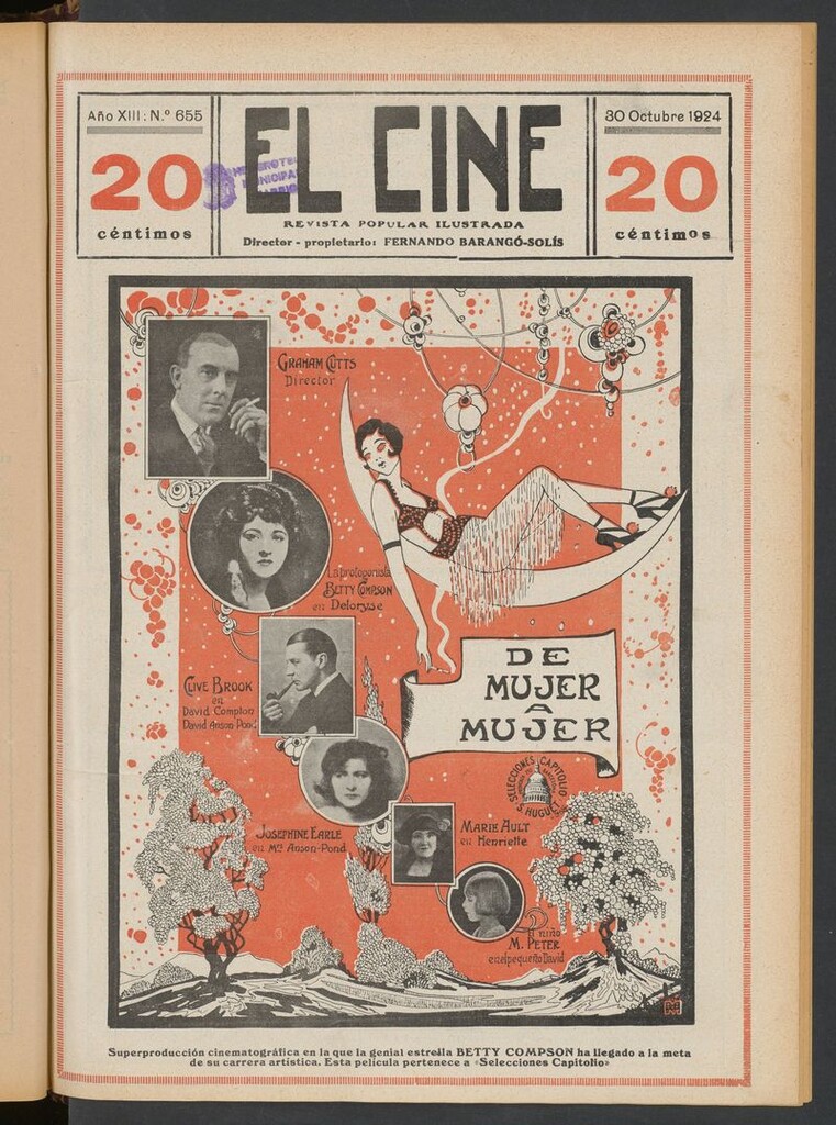 Miniatura de El Cine : revista popular ilustrada del 30 de octubre de 1924