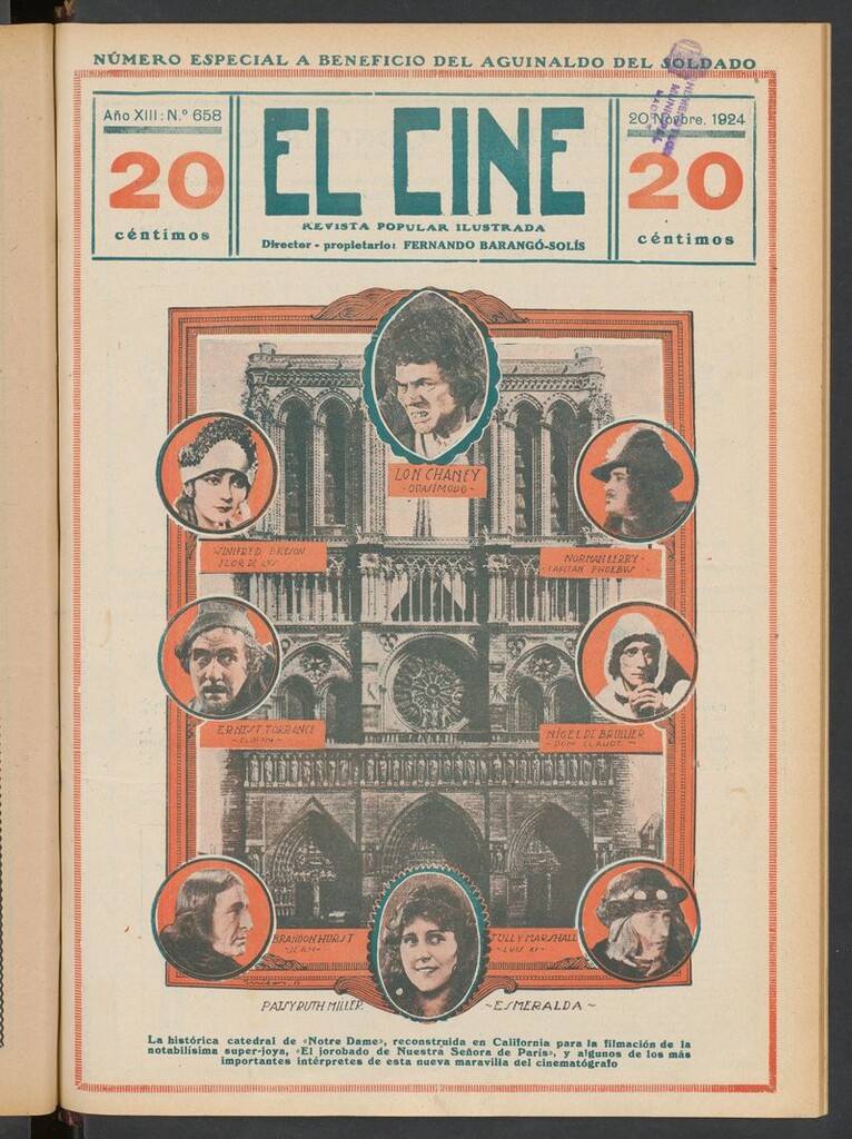 Miniatura de El Cine : revista popular ilustrada del 20 de noviembre de 1924