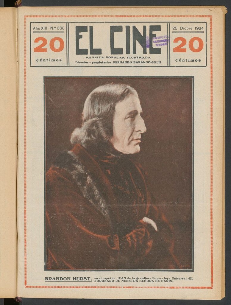 Miniatura de El Cine : revista popular ilustrada del 25 de diciembre de 1924
