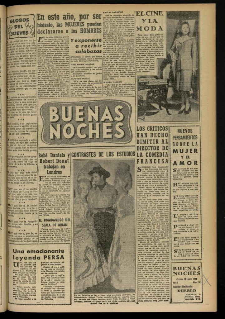 Miniatura de Buenas Noches del 20 de abril de 1944, nº 10