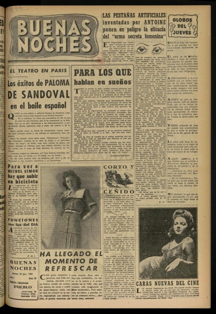 Miniatura de Buenas Noches del 29 de junio de 1944, nº 20