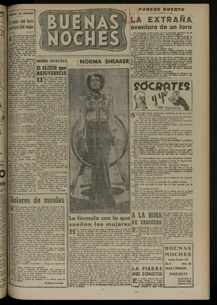Miniatura de Buenas Noches del 25 de enero de 1945, nº 38