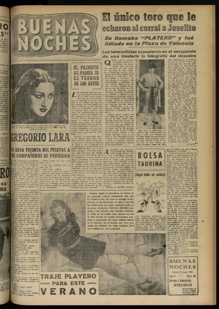 Miniatura de Buenas Noches del 17 de mayo de 1945, nº 52