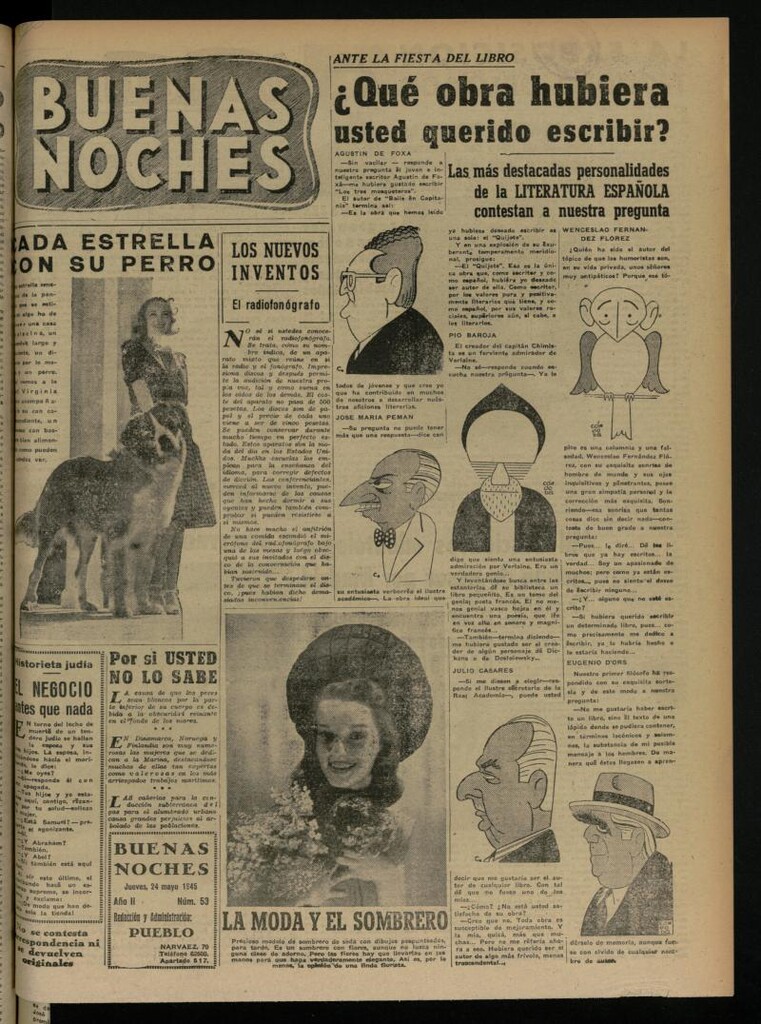 Miniatura de Buenas Noches del 24 de mayo de 1945, nº 53