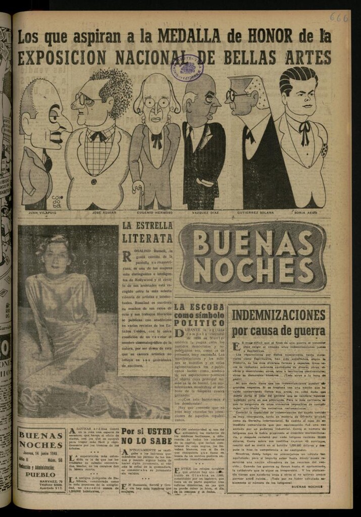 Miniatura de Buenas Noches del 14 de junio de 1945, nº 56