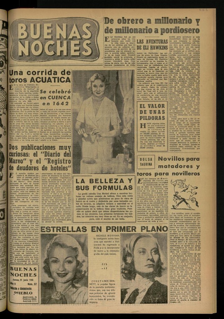 Miniatura de Buenas Noches del 21 de junio de 1945, nº 57