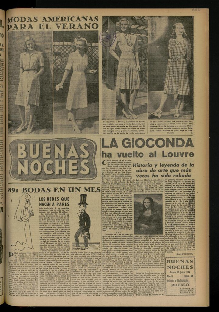 Miniatura de Buenas Noches del 28 de junio de 1945, nº 58