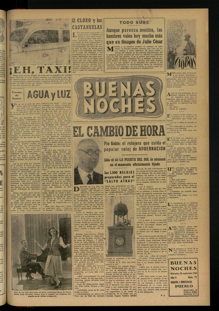 Miniatura de Buenas Noches del 26 de septiembre de 1945, nº 71