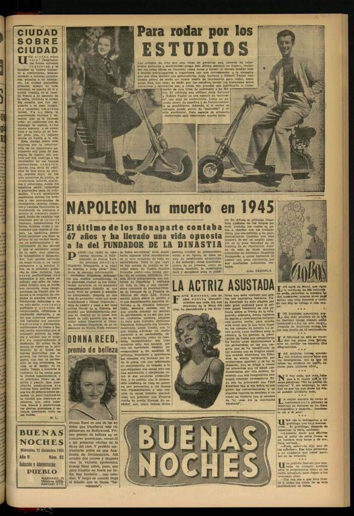 Miniatura de Buenas Noches del 12 de diciembre de 1945, nº 82