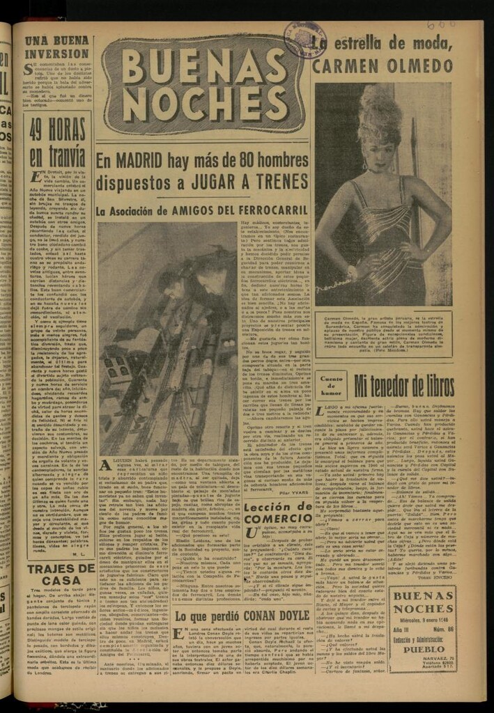 Miniatura de Buenas Noches del 9 de enero de 1946, nº 86