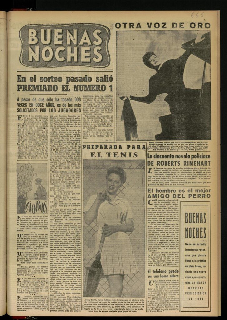Miniatura de Buenas Noches del 30 de enero de 1946, nº 89