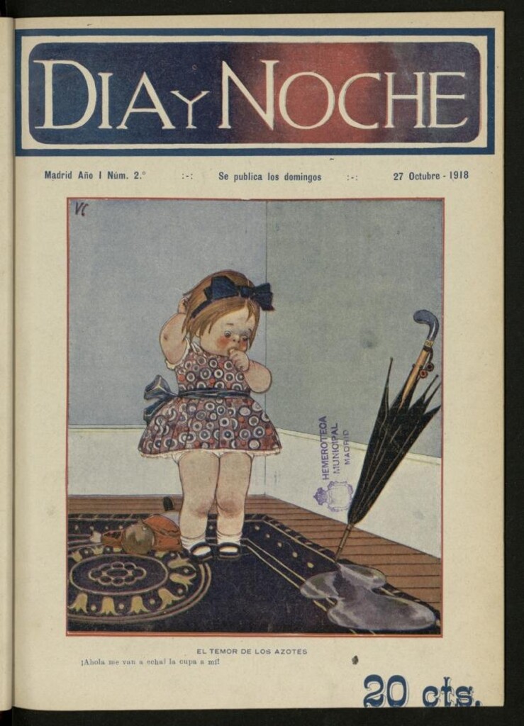 Miniatura de Día y Noche del 27 de octubre de 1918. Año I, nº 2