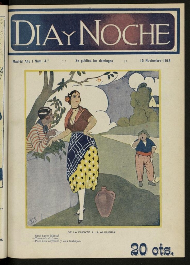 Miniatura de Día y Noche del 11 de noviembre de 1918. Año I, nº 4