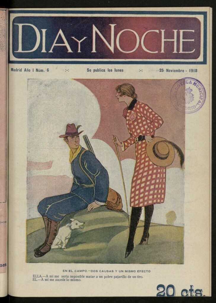 Miniatura de Día y Noche del 25 de noviembre de 1918. Año I, nº 6
