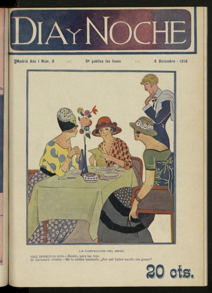 Miniatura de Día y Noche del 9 de diciembre de 1918,. Año I, nº 8