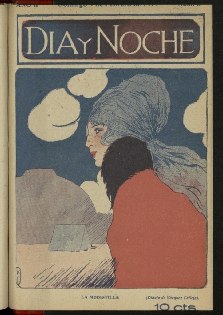 Miniatura de Día y Noche del 9 de febrero de 1919. Año II, nº 6
