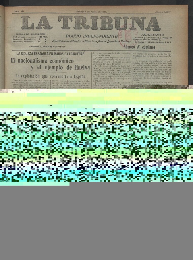 Miniatura de Eco del Magisterio Canario: periódico de instrucción pública del 30 de mayo de 1940, nº 1914