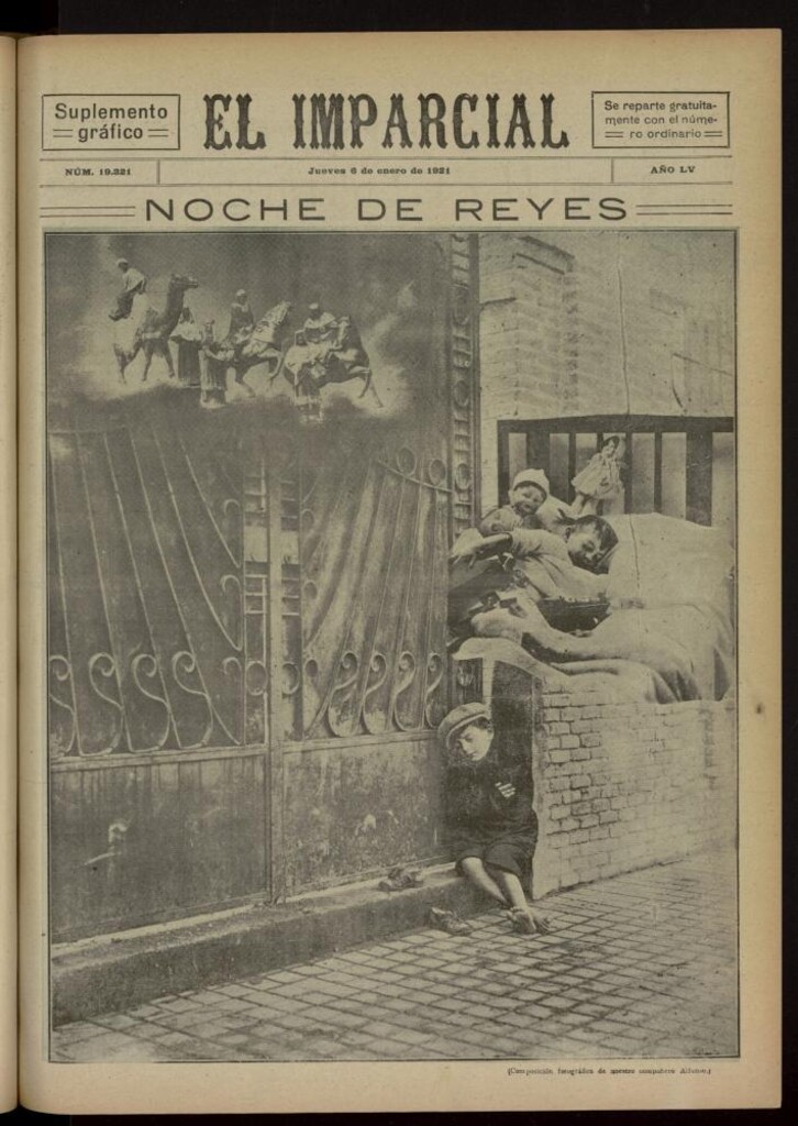 Miniatura de El Imparcial : suplemento gráfico del 6 de enero de 1921, nº 19321