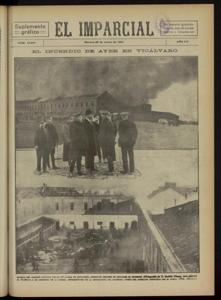 Miniatura de El Imparcial : suplemento gráfico del 25 de enero de 1921, nº 19337