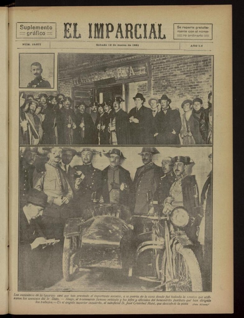 Miniatura de El Imparcial : suplemento gráfico del 12 de marzo de 1921, nº 19377