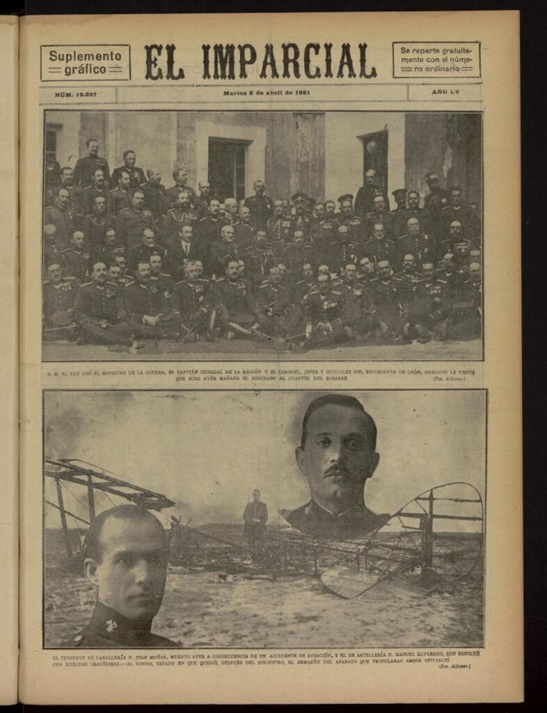 Miniatura de El Imparcial : suplemento gráfico del 5 de abril de 1921, nº 19397