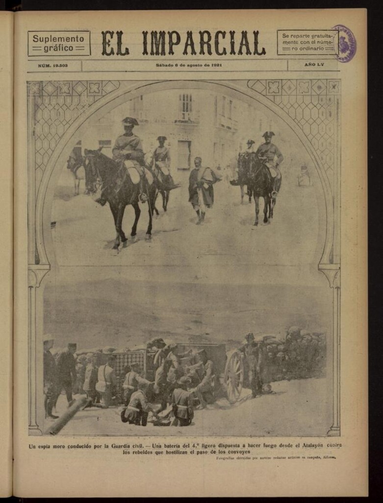 Miniatura de El Imparcial : suplemento gráfico del 6 de agosto de 1921, nº 19503