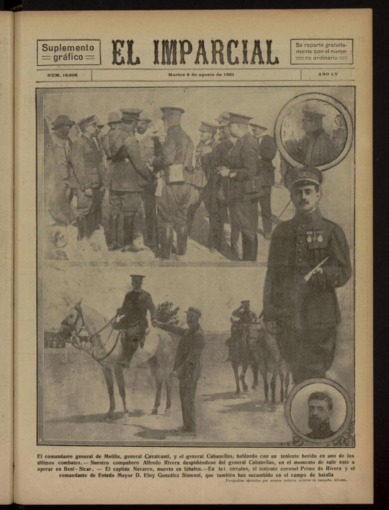 Miniatura de El Imparcial : suplemento gráfico del 9 de agosto de 1921, nº 19505