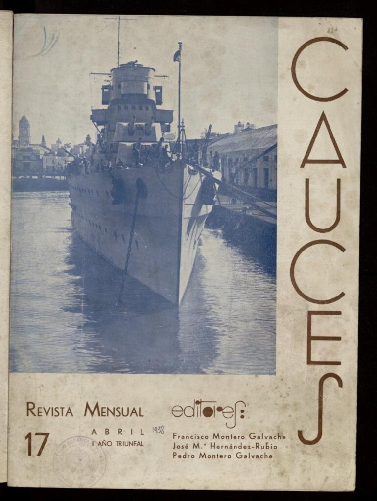 Miniatura de Cauces : revista literaria de abril de 1938, nº 17 (adicional)