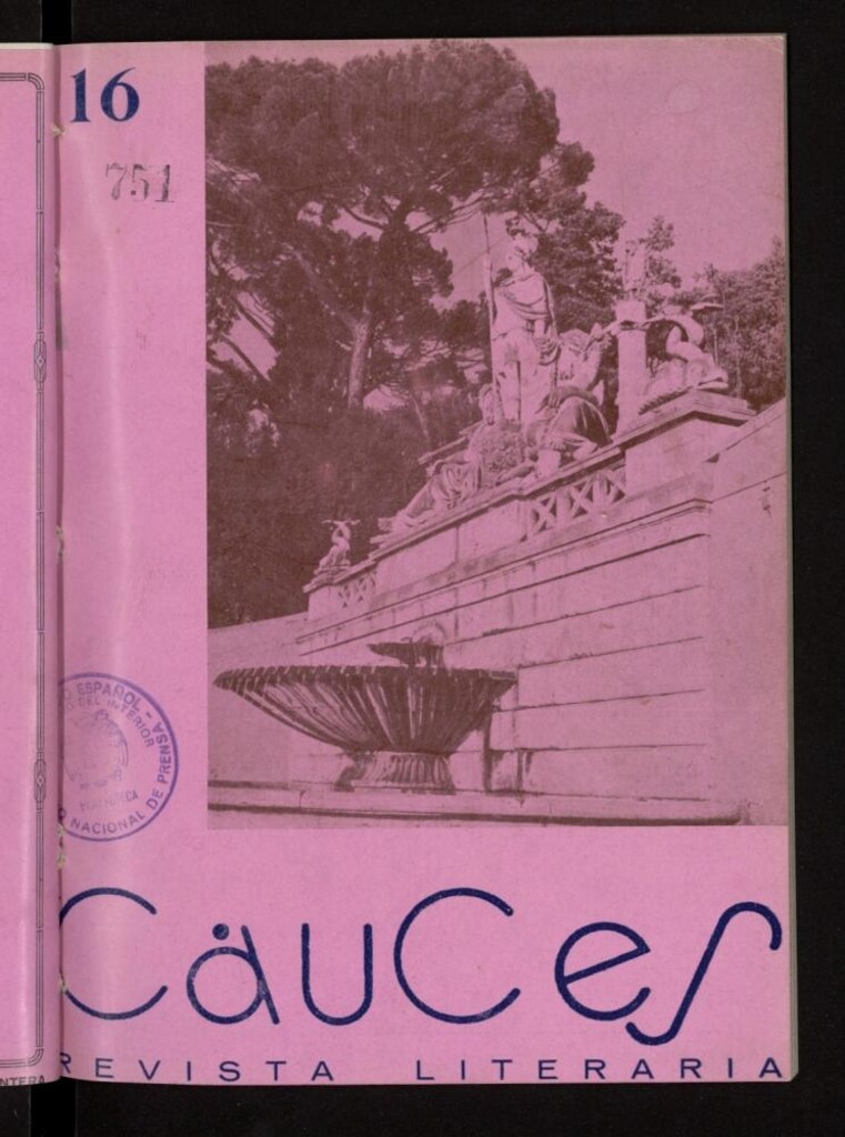 Miniatura de Cauces : revista literaria de 1938, nº 16
