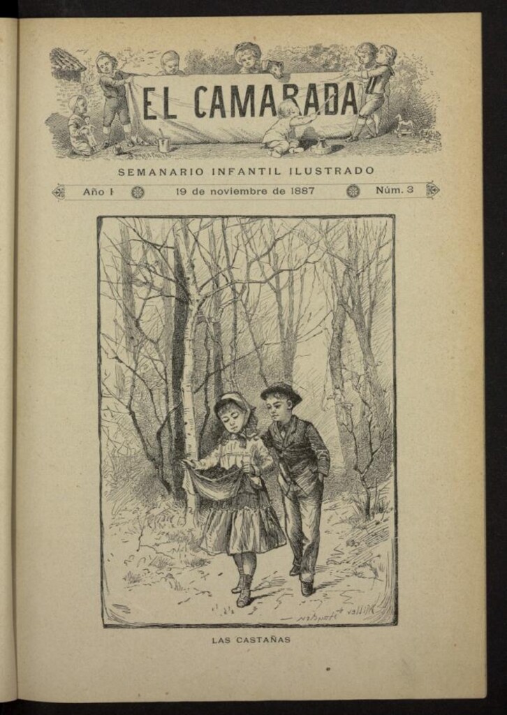 Miniatura de El Camarada : semanario infantil ilustrado del 19 de noviembre de 1887, nº 3